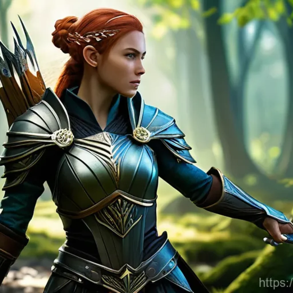 리니지 인터페이스 변경 방법 - **Prompt 1: Agile Combat with Optimized Hotkeys**
An intricately detailed, full-body shot of a f...