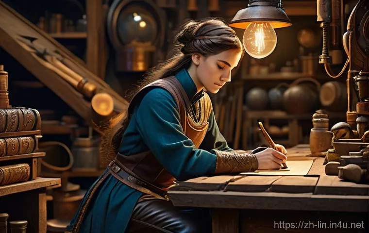 리니지 고수의 노하우 공유 - A focused male fantasy warrior, dressed in robust, full plate armor, is standing amidst a vibrant, o... 리니지 고수의 노하우 공유 - A focused male fantasy warrior, dressed in robust, full plate armor, is standing amidst a vibrant, o...