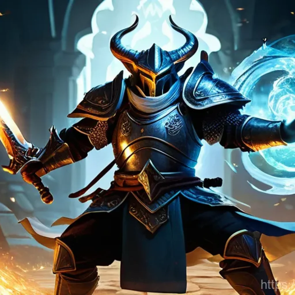 리니지 단체 사냥 전략 - **A dynamic combat scene featuring the "Iron Triangle" team in a classic fantasy dungeon.** A heavil...