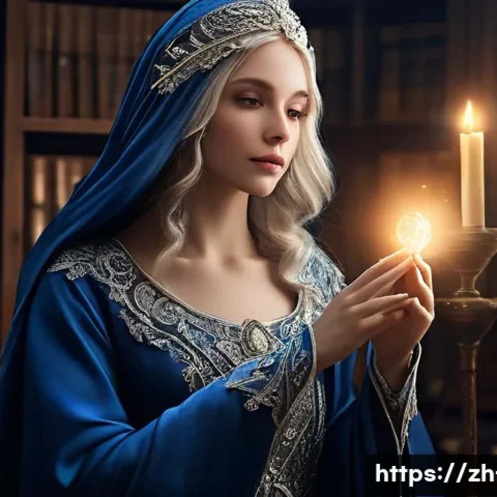 리니지 패션 아이템 모으는 법 - **Prompt:** A majestic female mage in the fantastical realm of Aden, showcasing an exquisite, flowin...