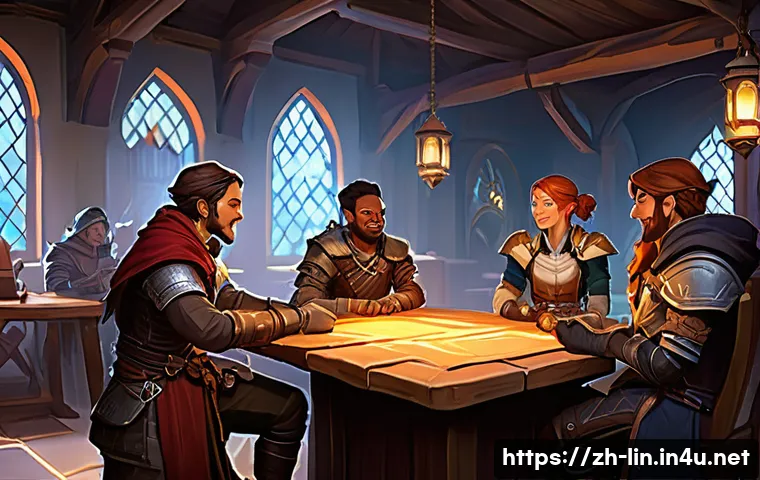 리니지 길드 활동 장려법 - **Warm Welcome and Community Connection:**
    "A diverse group of online game guild members, both m...