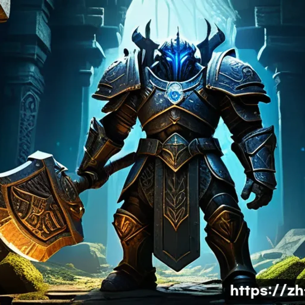 리니지 희귀 보스 등장 위치 - A powerful ancient guardian boss named "Ironwall Sentinel" stands in the depths of a mysterious ruin...