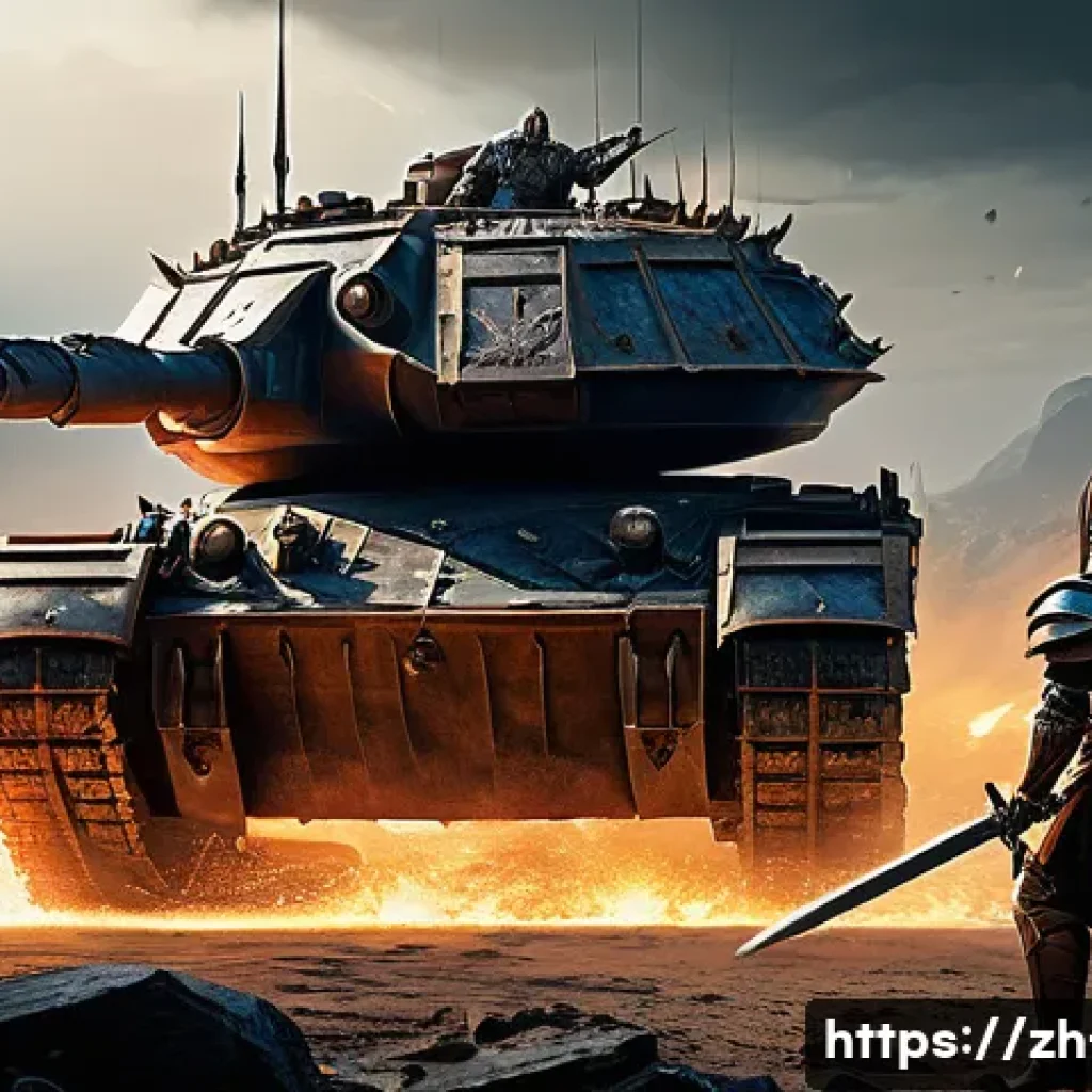 리니지 클래스별 장점과 단점 - A dynamic fantasy battle scene featuring a heavily armored warrior tank standing at the frontline, w...