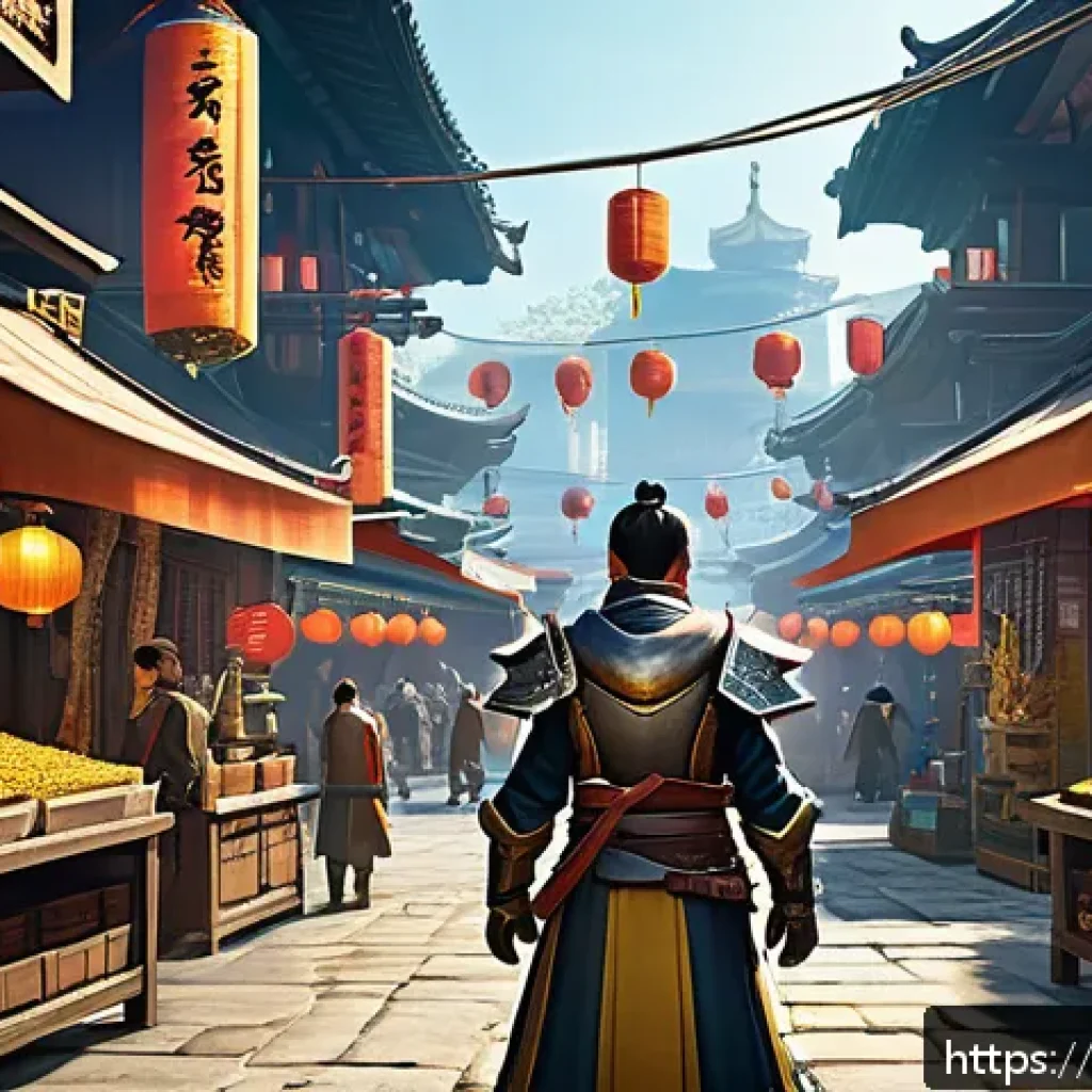 리니지 상위 0 1 유저 전략 - A dynamic scene of a skilled MMORPG player character strategically allocating resources: the charact...