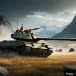리니지 혈맹 전쟁의 재미 - A dynamic battlefield scene showcasing a diverse alliance team in action, featuring armored warriors...